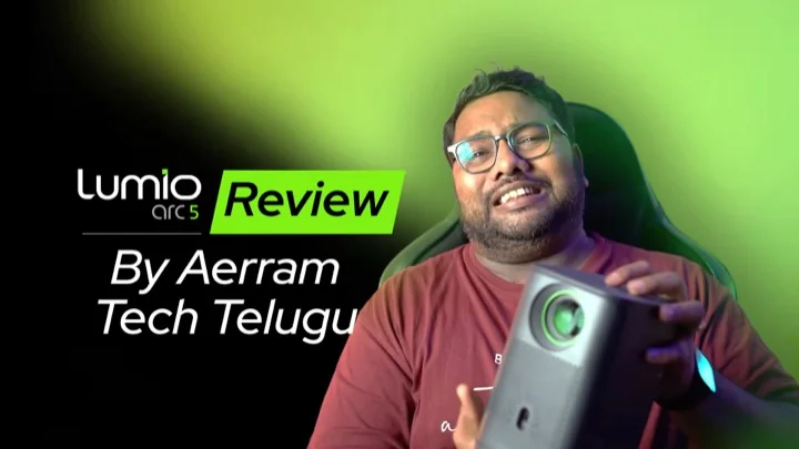 Lumio Arc 5 Projector Unboxing & Review in Telugu | 1080p FHD + Dolby Atmos