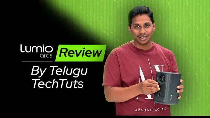 Budget Beast? Lumio Arc 5 Projector Full Review | Dolby Audio + 100″ Screen 😱 Telugu